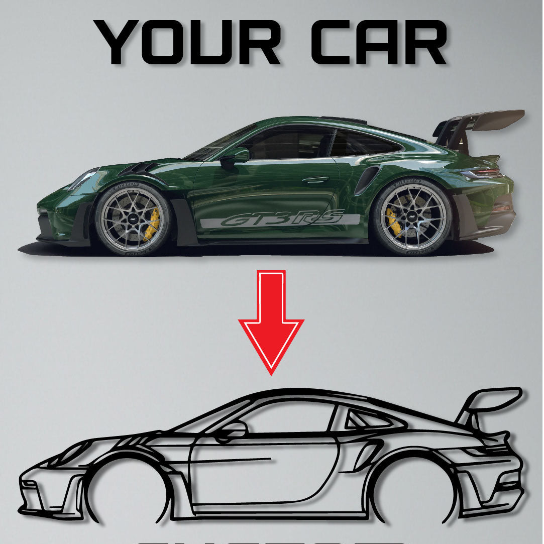 Your Custom Vehicle Metal Wall Art (Car, SUV or Pickup)