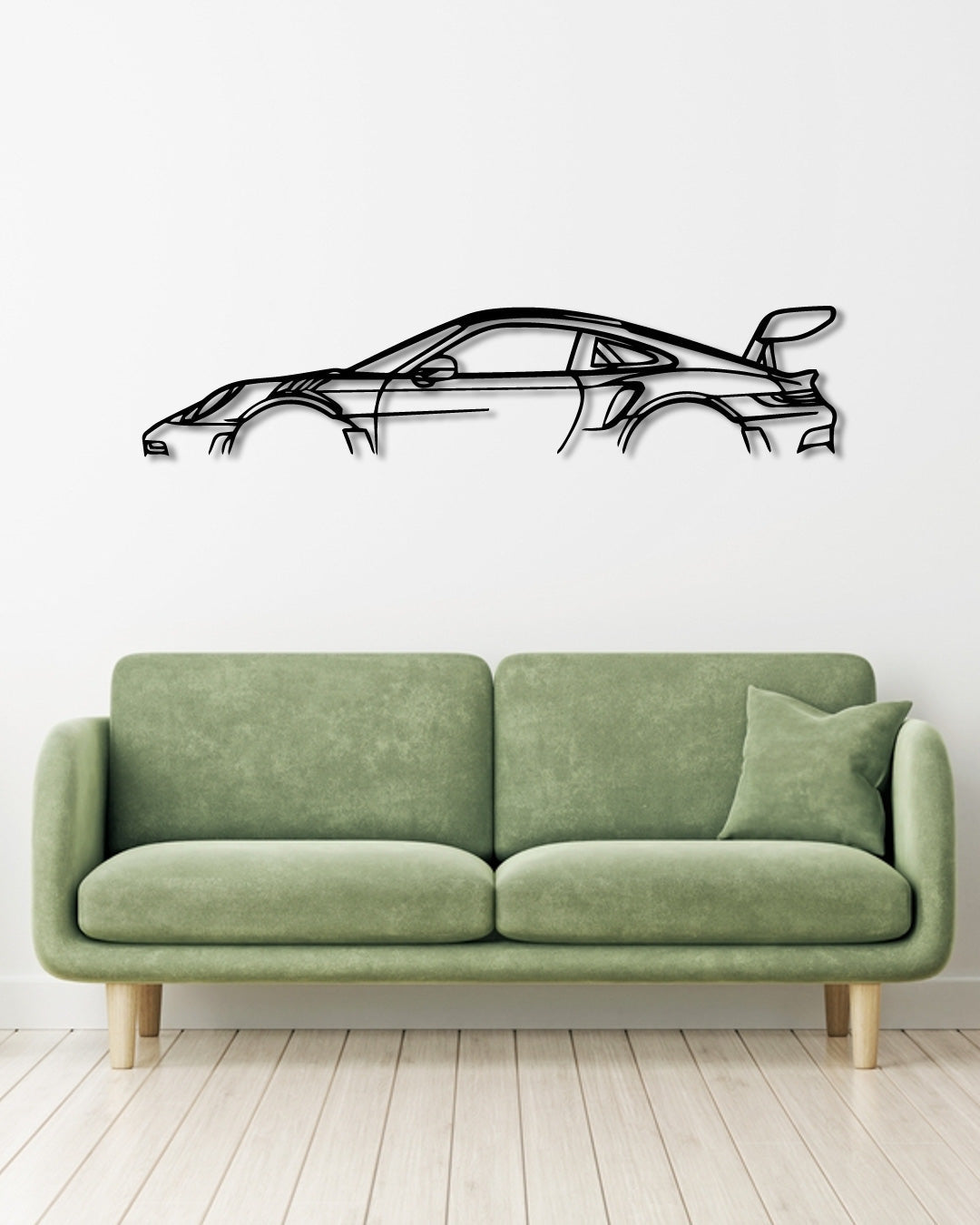 Porsche 911 992 GT3 RS Metal Wall Art Frame