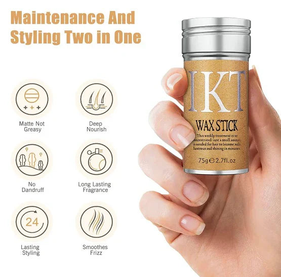 Hair Wax Stick Gel Cream Styling Hair Frizz Fixed