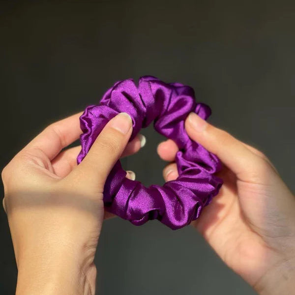 Box of 24 Handmade Silk Scrunchies High Quality