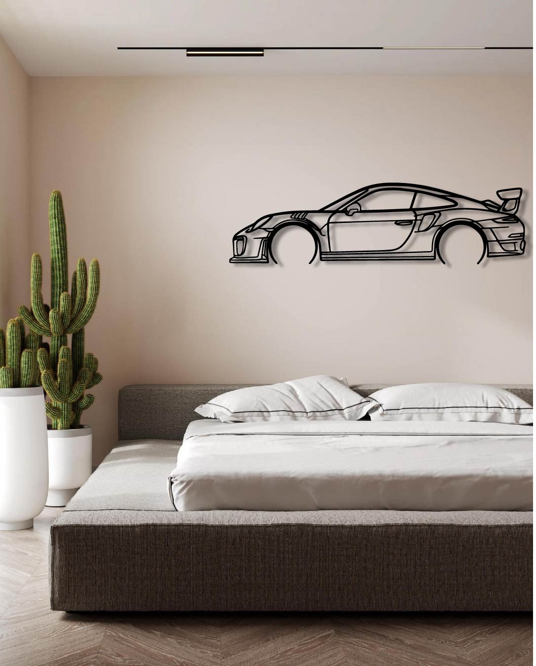 PORSCHE 911 991 GT2 RS DETAILED Metal Wall Art