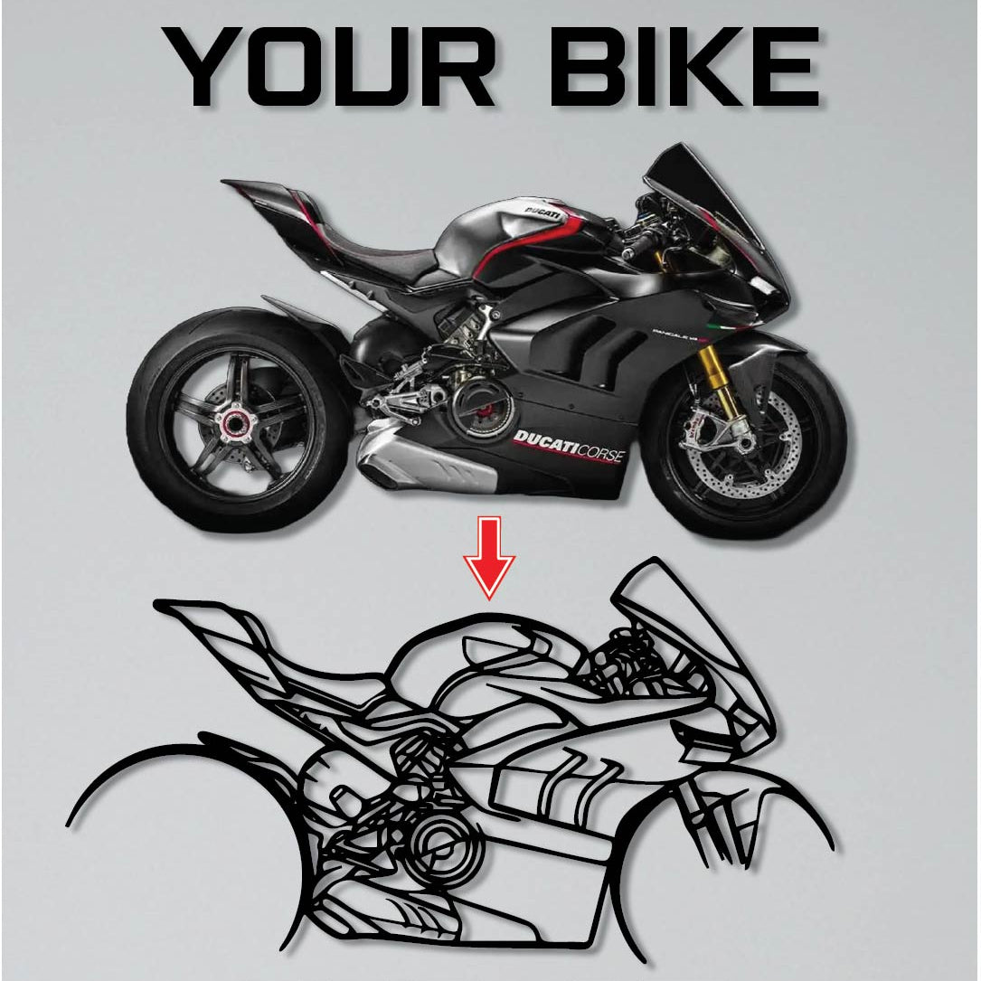 Your Custom Motorcycle Metal Wall Art