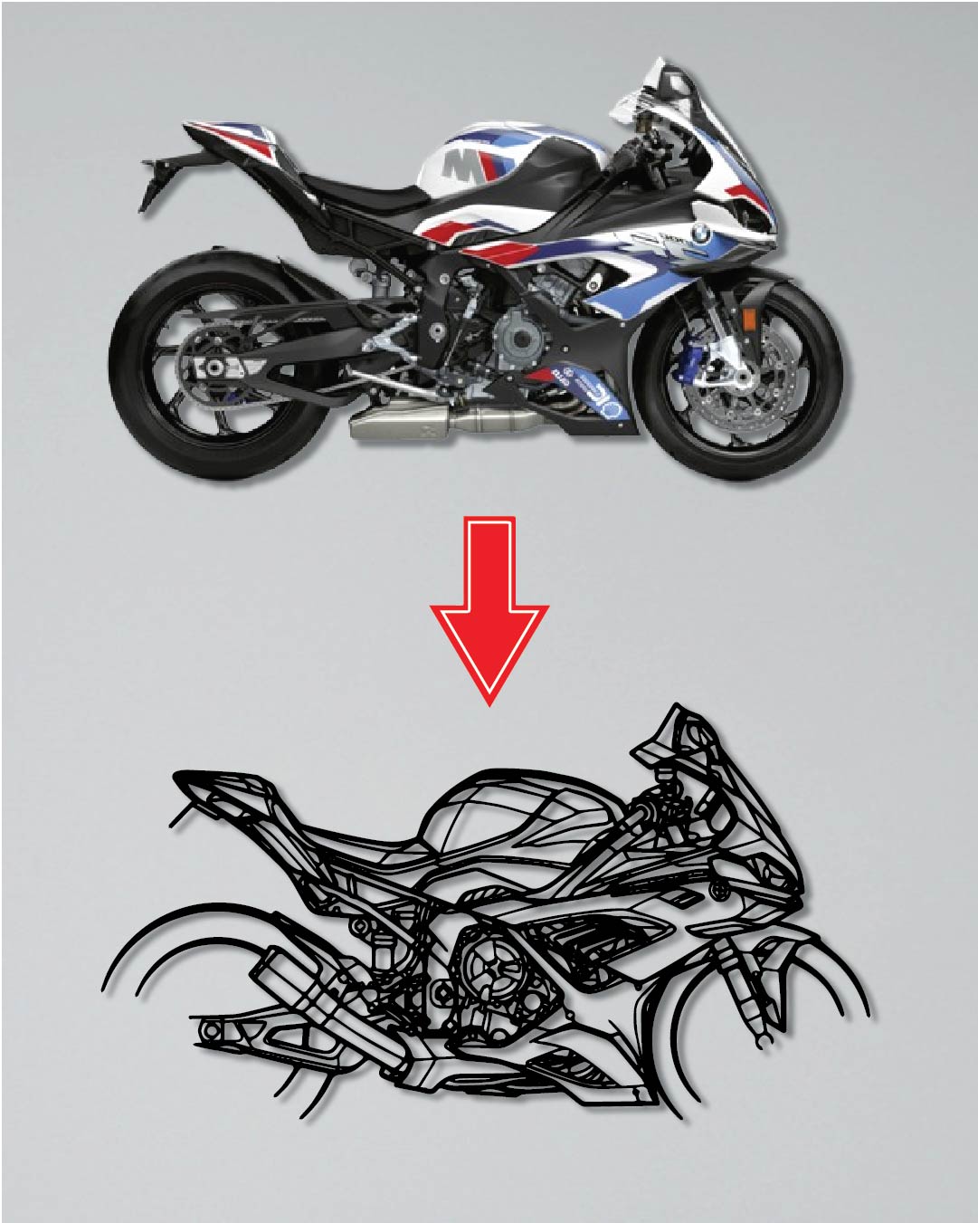 Your Custom Motorcycle Metal Wall Art