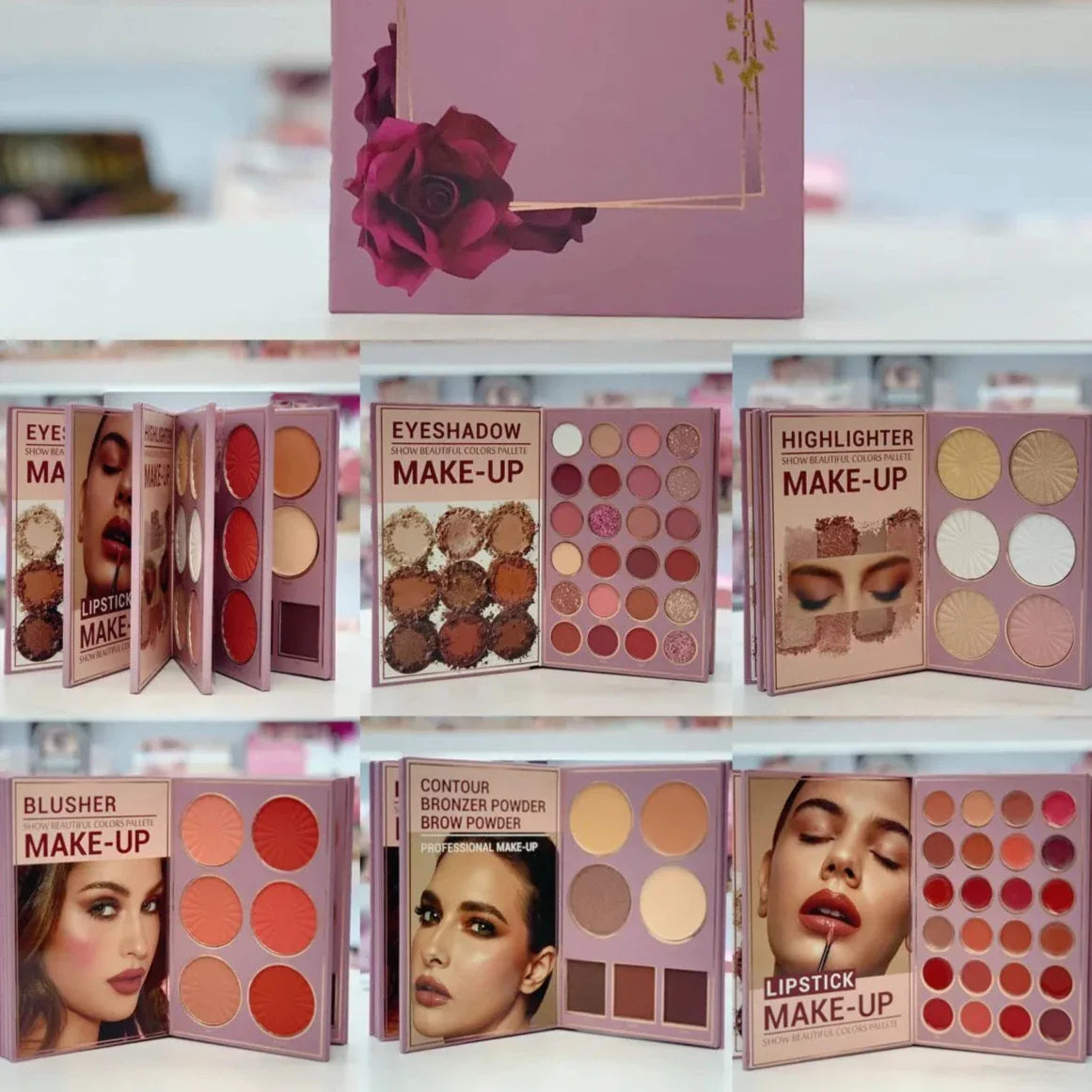Mocallure 5 Pages Fold Makeup Palette - Imported