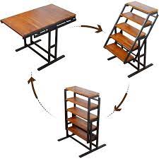 Multi-functional Shelf, Extendable Dining Table