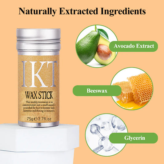 Hair Wax Stick Gel Cream Styling Hair Frizz Fixed