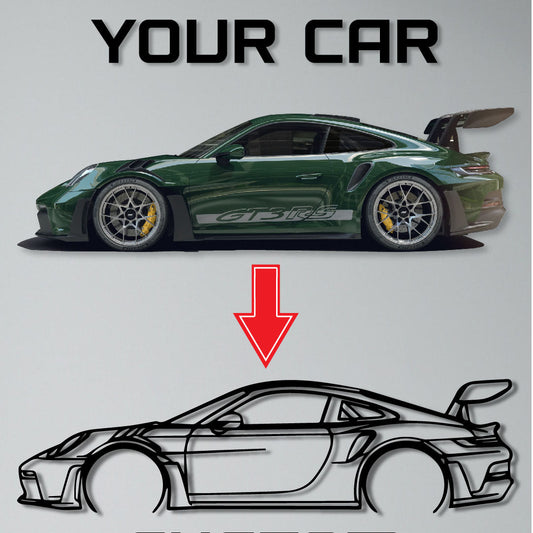 Your Custom Vehicle Metal Wall Art (Car, SUV or Pickup)
