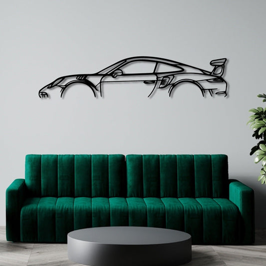 Porsche 911 991 GT3 RS Metal Wall Art Frame