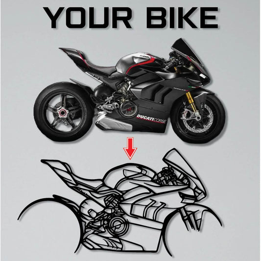 Your Custom Motorcycle Metal Wall Art
