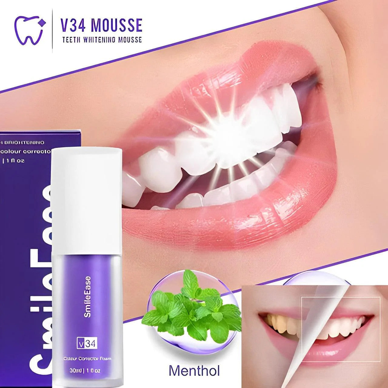 Hismile v34 Colour Corrector, Purple Teeth Whitening
