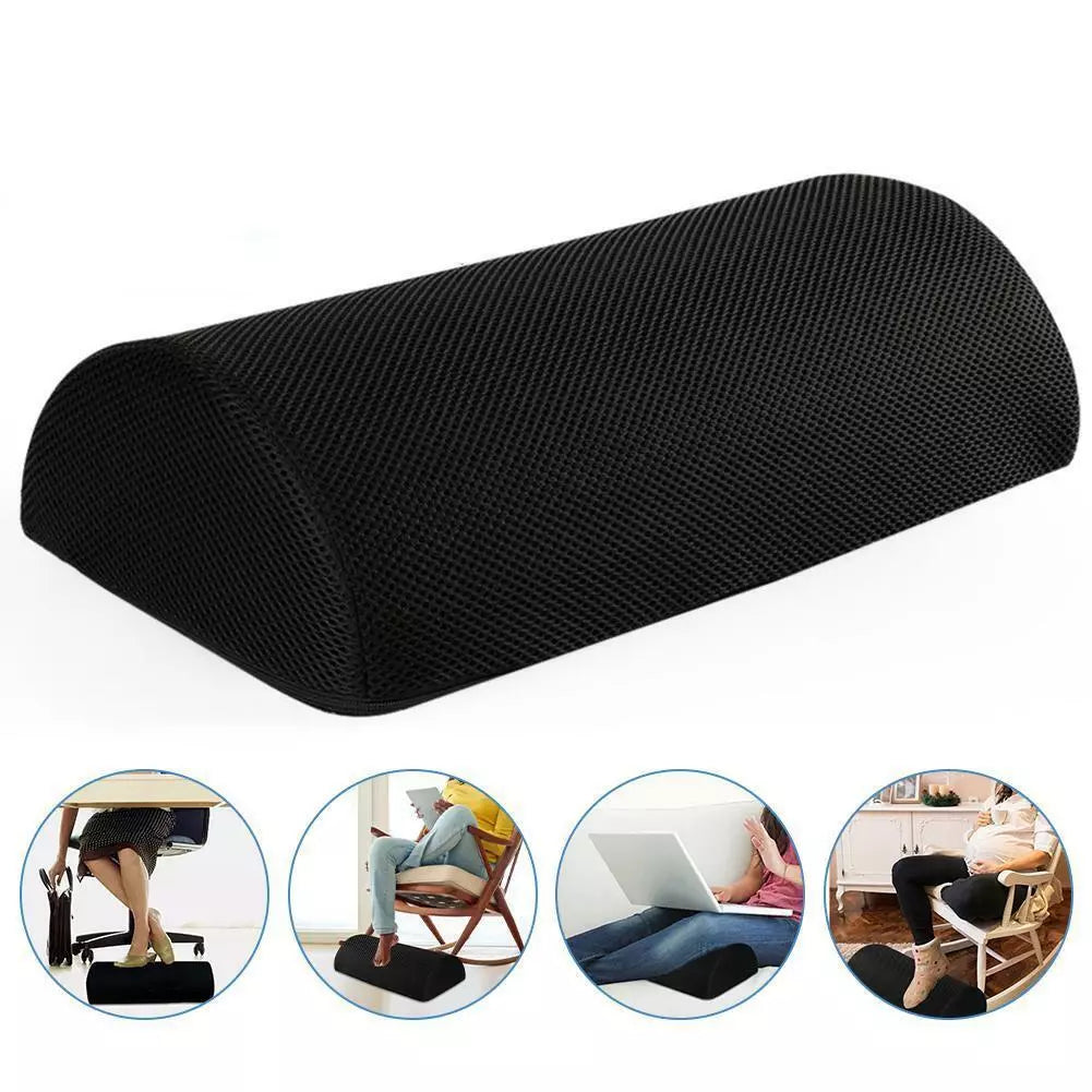 Foot Rest Pillow Cushion Half Cylinder Stool